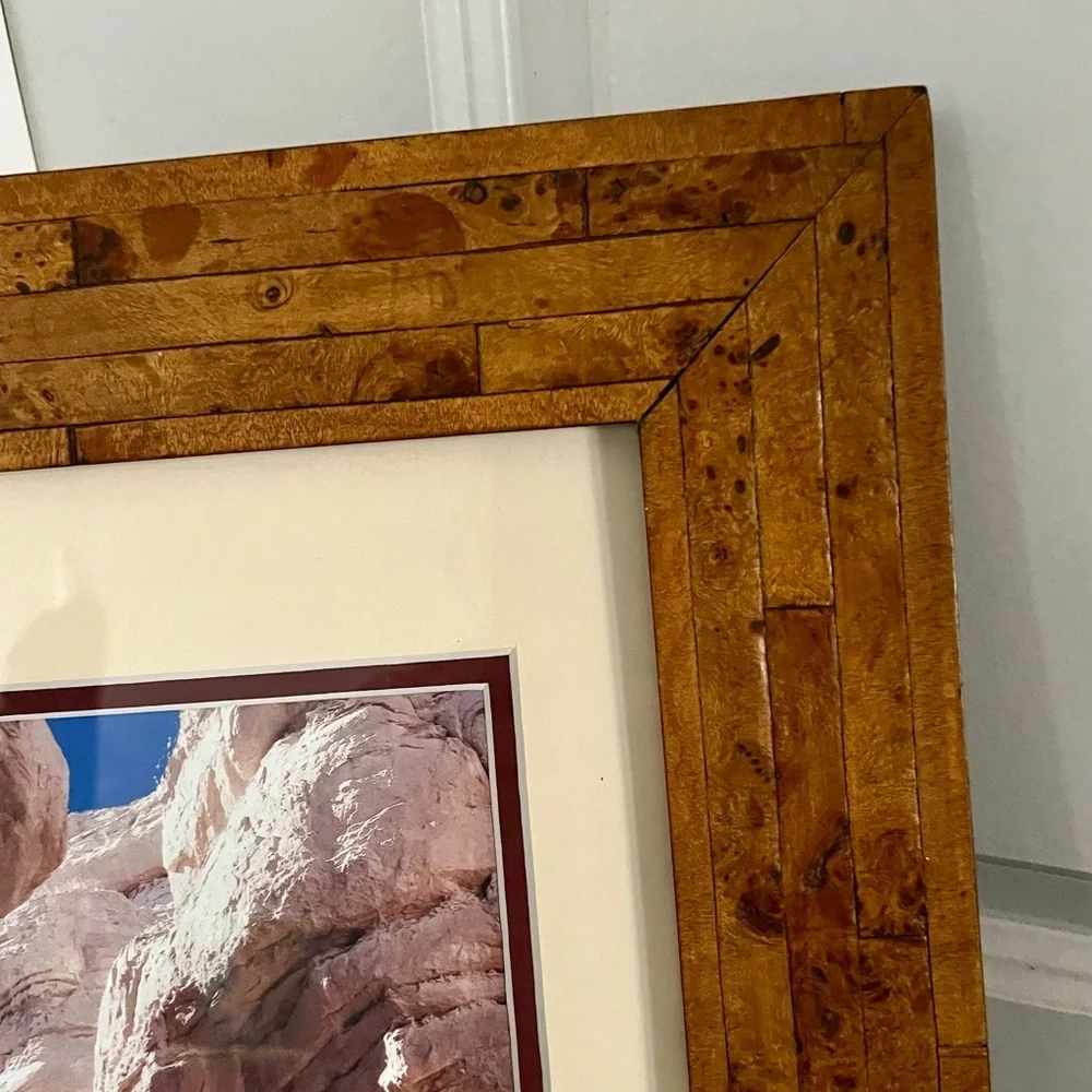 Rustic Brown Wooden Picture Frame 15/18 inch